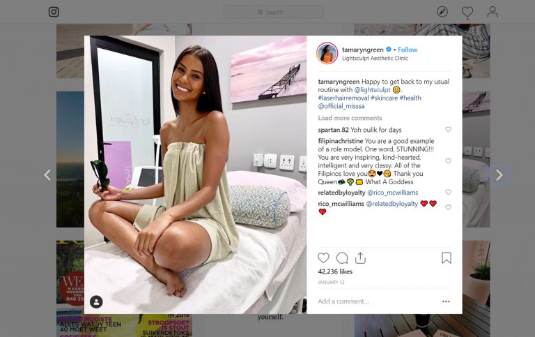 Студентка по општа медицина и модел: Tamaryn Green – Miss Universe SA 2018
